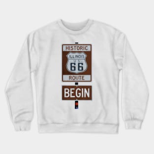 Route 66 Begin Crewneck Sweatshirt